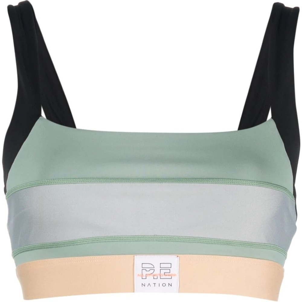 Azzura Sports Bra in Iceberg Green // P.E Nation